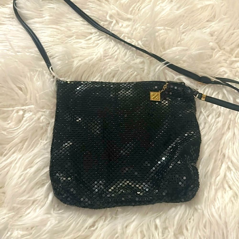 Classic Whiting & Davis Black Mesh Purse
Handbag Vintage Hollywood